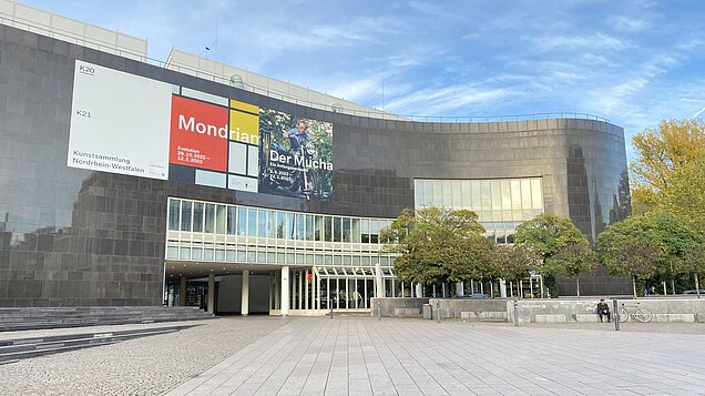 Das Gebäude des K20 auf dem Grabbeplatz