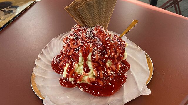 Spaghetti Eis