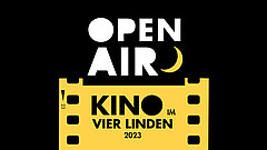 Plakat des Open-Air-Kinos "Vier Linden"