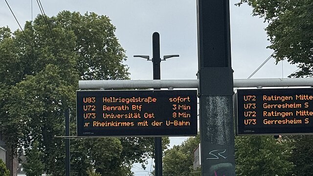 Bahnanzeige
