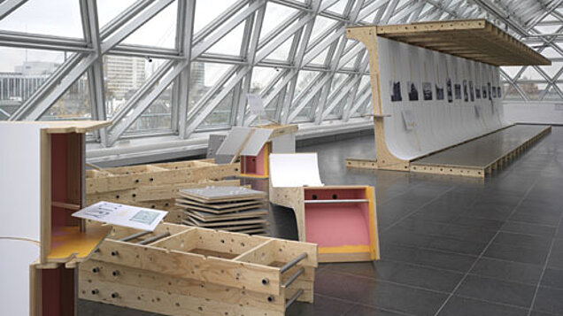 Eine Kunstinstallation im Museum